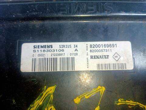 Foto 3ª: Centralita Motor ECU Renault Clio SPORT 2 16V CAT 179CV (2001)