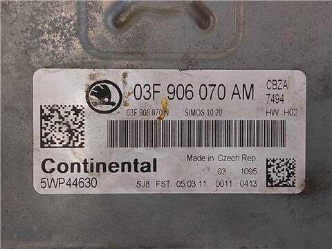 Foto 3ª: Centralita Motor ECU Skoda Fabia 1.2 STYLE 86CV 63KW [CBZ] (2011)