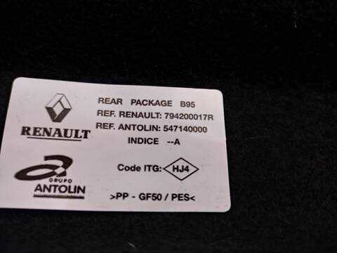 Foto 3ª: Bandeja Trasera Renault Megane DYNAMIQUE 116CV (2008)