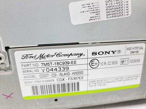 Foto 3ª: Sistema Audio Radio CD Ford Focus AMBIENTE D) BERLINA 90CV 66KW [HHDA] (2009)