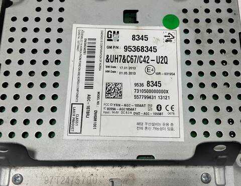 Foto 3ª: Sistema Audio Radio CD Chevrolet Cruze LT 1 CAT 124CV (2009)
