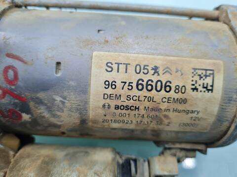 Foto 3ª: Motor de Arranque Citroen Berlingo CONTRLOL M 99CV 73KW FURGON [BH02] (2018)