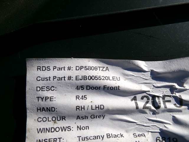 Foto 3ª: Tapizados Cartoneras Mg ZS 2.0 D 2001-2005 (2005)