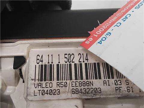 Foto 3ª: Mando Calefacción A. A. Mini Mini 1.4 ONE D 75CV 55KW [1ND] (2005)
