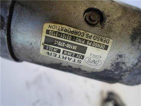 Foto 3ª: Motor de Arranque Hyundai Santa Fe 2.2 CRDI 155CV 114KW [D4EB] (2006)