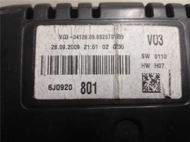Foto 3ª: Cuadro de Instrumentos Seat Ibiza 1.2 ERENCE [1.2 LTR. - 51 KW 12V] [CGP]