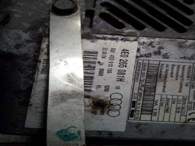 Foto 2ª: Calefacción Audi A8 4.0 TDI QUATTRO 275CV 202KW [ASE] (2003)