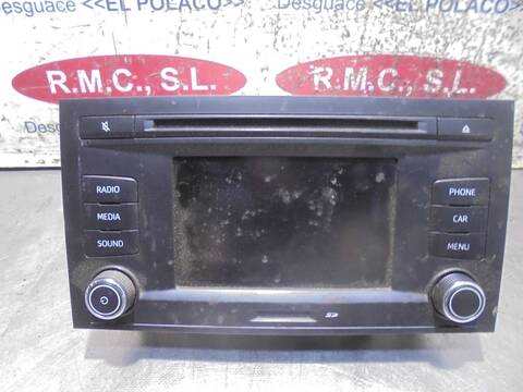 Foto 3ª: Sistema Audio Radio CD Seat Leon 1.2 TSI 105CV 77KW [CJZ] (2014)