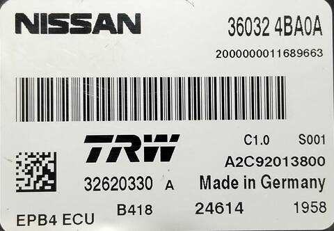 Foto 2ª: Centralita Motor ECU Nissan X-Trail 1.6 DCI TD CAT 131CV [R9M410] (2014)