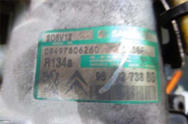Foto 2ª: Compresor Aire Acondicionado Peugeot 307 1.6 BIOFLEX [NFU (TU5JP4)]