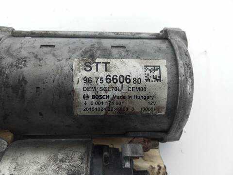 Foto 2ª: Motor de Arranque Citroen C4 G CACTUS (2014)