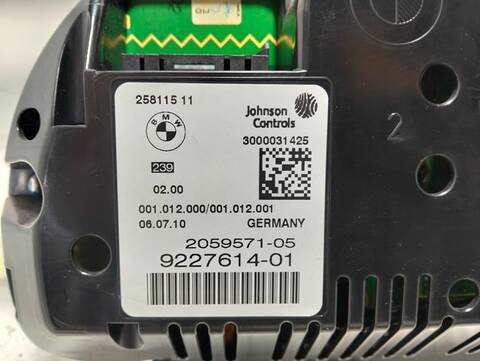 Foto 3ª: Cuadro de Instrumentos Bmw Serie 5 518 2.0 TD 184CV [N47D20C] (2010)