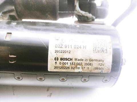 Foto 2ª: Motor de Arranque Audi A3 1.6 [CAYB] (2004)