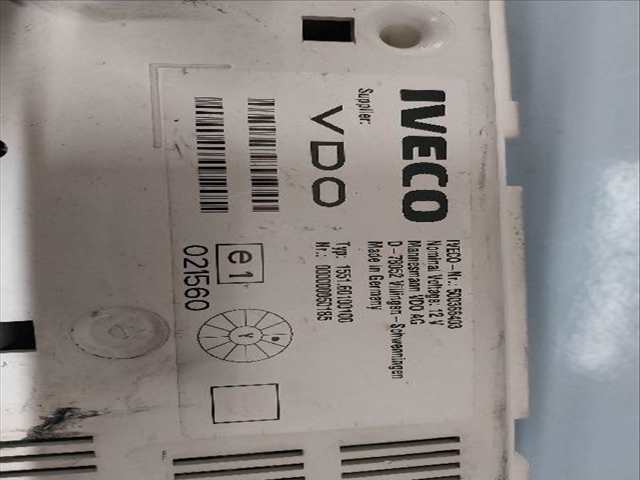 Foto 2ª: Cuadro de Instrumentos Iveco Daily 2.8 D 35D9 [D-8140.63] (2000)