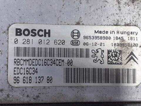 Foto 3ª: Centralita Motor ECU Peugeot Partner COMBI PLUS 75CV 55KW [9HW] (2007)