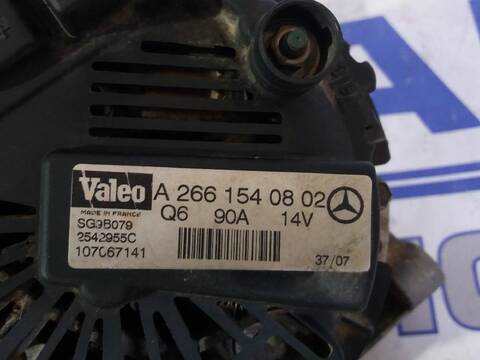 Foto 2ª: Alternador Mercedes Clase A 140 1.7 CAT AUT. 116CV [M266940] (2004)