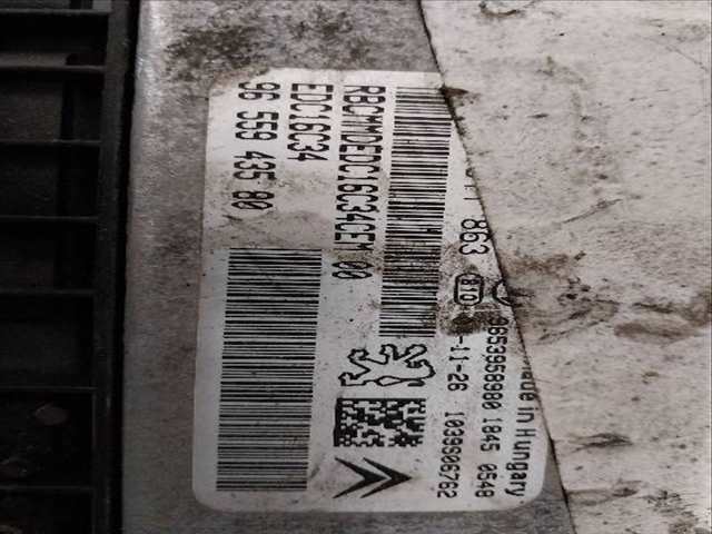 Foto 2ª: Centralita Motor ECU Citroen C4 1.6 D (2004)