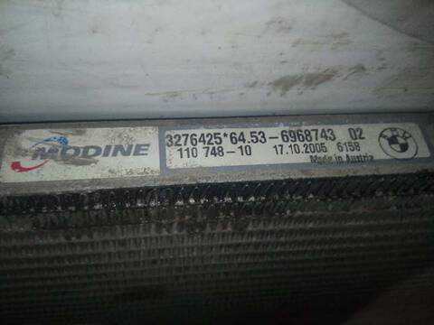 Foto 3ª: Radiador Calefaccion A.A. Bmw Serie 1 114 118D BERLINA 122CV 90KW [204D4 D] (2005)