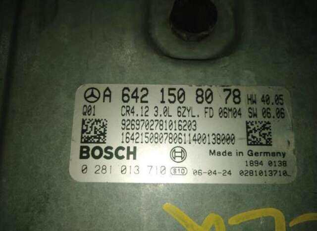 Foto 1ª: Centralita Motor ECU Mercedes Clase CLK 320 3.2 V6 18V CAT (208.365) 218CV 160KW M112 E32 [M 112.940]