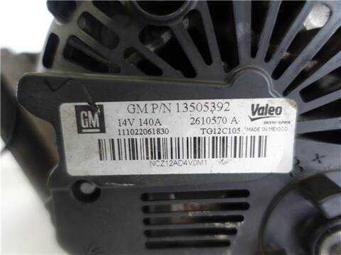 Foto 3ª: Alternador Chevrolet Aveo 1.3 LT BERLINA 75CV 55KW [A 13 DTC] (2013)
