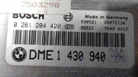 Foto 3ª: Centralita Motor ECU Bmw Serie 3 315 1.9 CAT BERLINA 118CV 87KW [194E1] (1999)