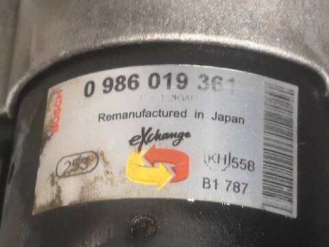 Foto 2ª: Motor de Arranque Opel Astra Y17DT BERLINA (2003)