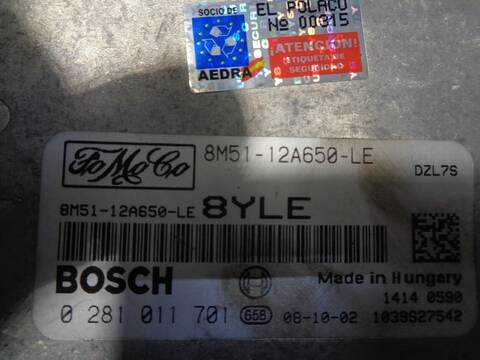 Foto 3ª: Centralita Motor ECU Ford Focus TREND 90CV 66KW [HHDA] (2008)