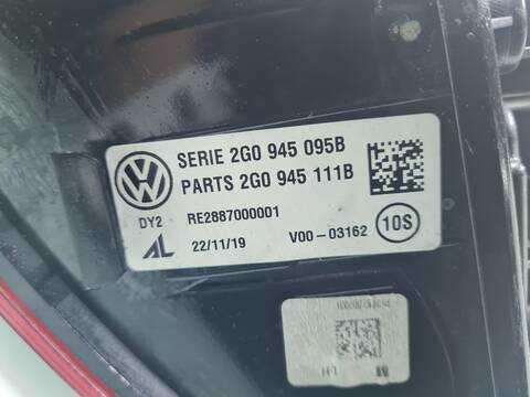 Foto 4ª: Piloto Trasero Izquierdo Volkswagen Polo ADVANCE 95CV 70KW [DGT] (2020)