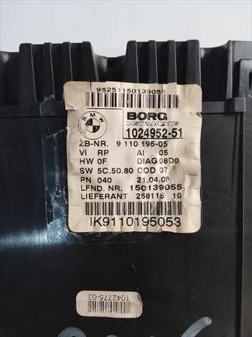 Foto 3ª: Cuadro de Instrumentos Bmw Serie 1 120 2.0 D [204D4/D] (2006)