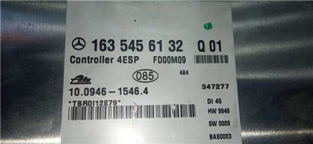 Centralita Motor ECU Mercedes Clase ML 230 4.3 430 (163.172) [4.3 LTR. - 200 KW V8 24V CAT]