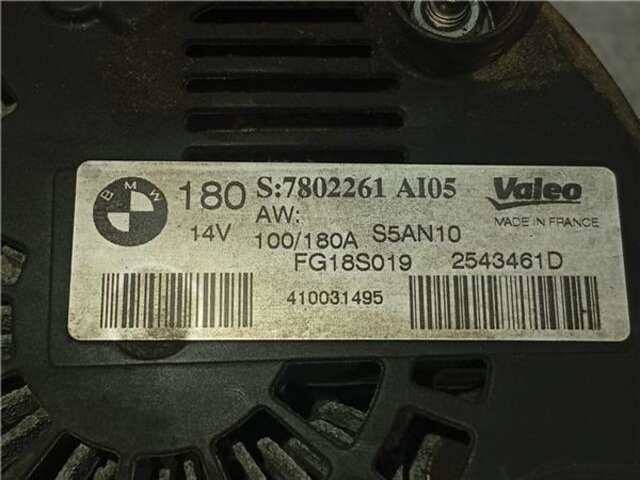 Foto 2ª: Alternador Bmw Serie 1 114 2.0 116D [2.0 LTR. - 85 KW 16V DIESEL CAT] [N47 D20 C]