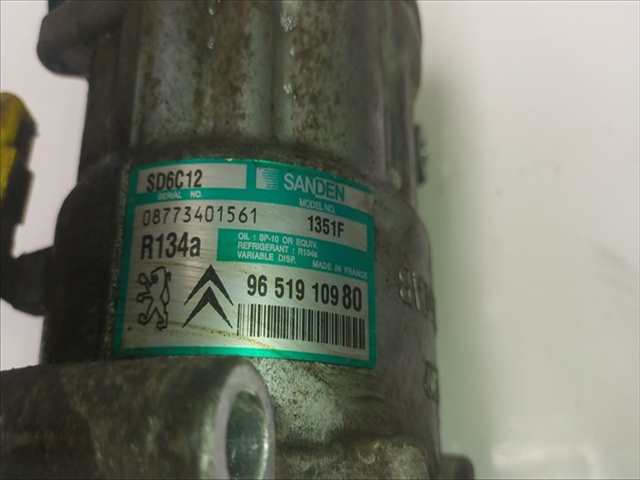 Foto 1ª: Compresor Aire Acondicionado Citroen C4 1.6 HDI [D/9HY] (2005)