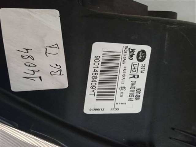 Foto 3ª: Faro Derecho Ford Kuga VERSION INDEFINIDA (2012)