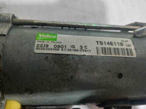 Foto 3ª: Motor de Arranque Peugeot 207 CONFORT 90CV 66KW [9HXDV6ATED4] (2010)