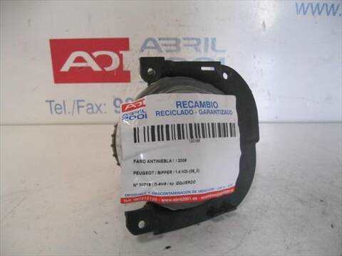 Faro Antiniebla Delantero Izquierdo Peugeot Bipper 1.4 BASICO 68CV 50KW
