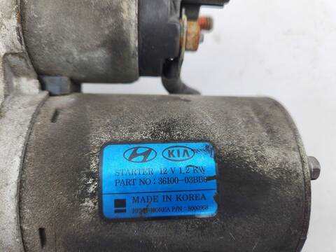 Foto 2ª: Motor de Arranque Kia Rio DRIVE 84CV 62KW [G4LA] (2017)