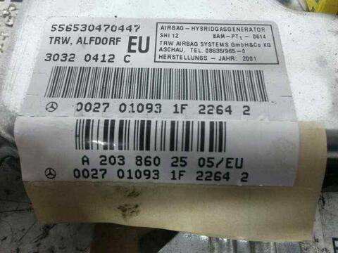 Foto 2ª: Airbag Lateral Delantero Izquierdo Mercedes Clase C 160 BERLINA 170CV 125KW (2000)