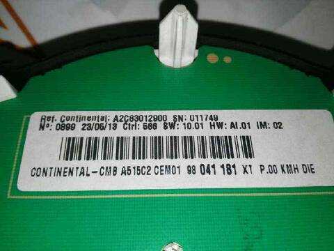 Foto 2ª: Cuadro de Instrumentos Citroen C3 TONIC 68CV 50KW [8H01] (2013)