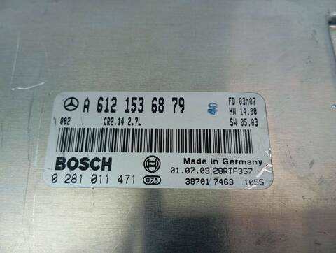 Foto 3ª: Centralita Motor ECU Mercedes Clase C 160 270 CDI 209.316) COUPE 170CV 125KW [OM612967] (2003)