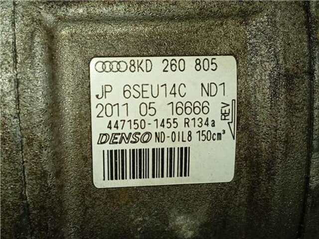Foto 2ª: Compresor Aire Acondicionado Audi Q5 2.0 TFSI (155 KW) QUATTRO [2.0 LTR. - 155 KW 16V TFSI]