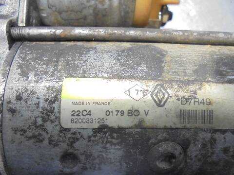 Foto 3ª: Motor de Arranque Renault Laguna AUTHENTIQUE 120CV 88KW [F9Q C6] (2004)
