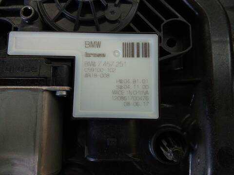 Foto 3ª: Elevalunas Manual Trasero Izquierdo Bmw X3 XDRIVE 20 D 190CV 140KW [B47 D20 A,B47 D20 B] (2018)