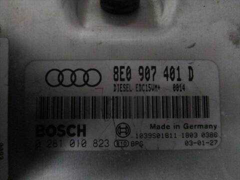 Foto 2ª: Centralita Motor ECU Audi A4 2.5 D BERLINA 179CV [AKE] (2003)