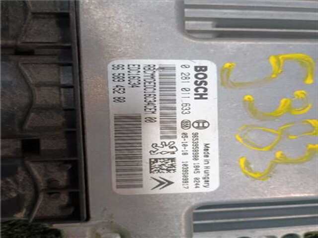 Foto 2ª: Centralita Motor ECU Peugeot 407 1.6 SR CONFORT [1.6 LTR. - 80 KW HDI FAP CAT (9HZ - DV6TED4)] [9HZ / DV6TED4]