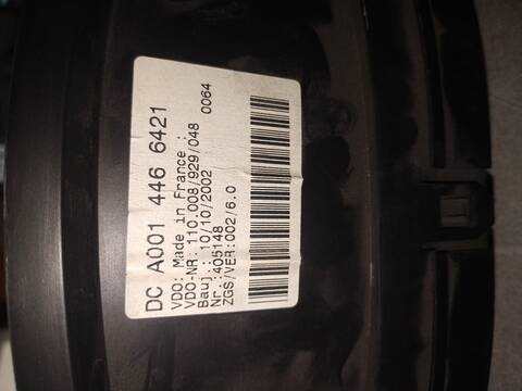 Foto 2ª: Cuadro de Instrumentos Mercedes Sprinter 313 CDI 903.661-662) 129CV 95KW CAJA CERRADA [611981]