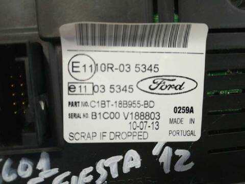 Foto 3ª: Pantalla Multifuncion Ford Fiesta TREND 82CV 60KW [SNJB] (2013)