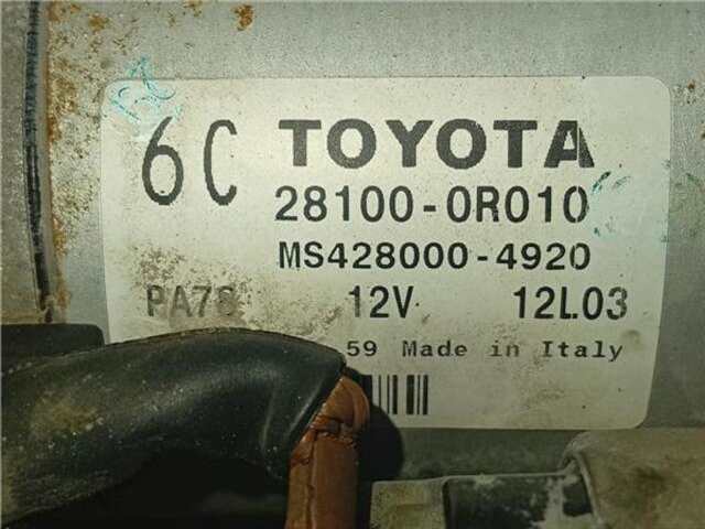 Foto 2ª: Motor de Arranque Toyota Rav4 2.2 ACTIVE [2.2 LTR. - 110 KW D-4D CAT]