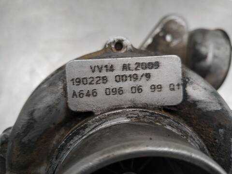 Foto 2ª: Turbocompresor Mercedes Vito 115 CDI LARGO 639.603) 150CV 110KW CAJA CERRADA [646982] (2004)