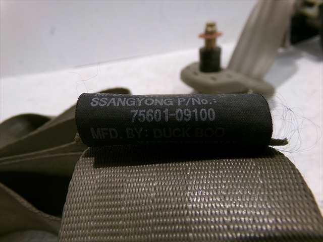 Foto 4ª: Cinturón Trasero Izquierdo Ssangyong Kyron 2.0 XDI 2006-2009 [D20DT] (2006)