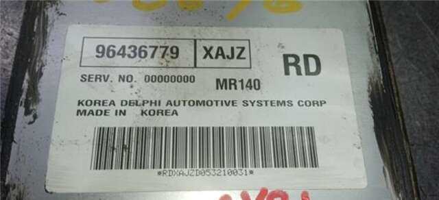 Centralita Motor ECU Chevrolet Kalos 1.4 16V